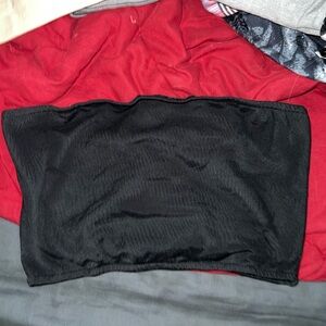 YesStyle Black Crop Top